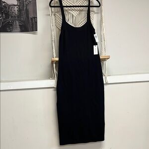 Babaton Black Chase Midi Dress